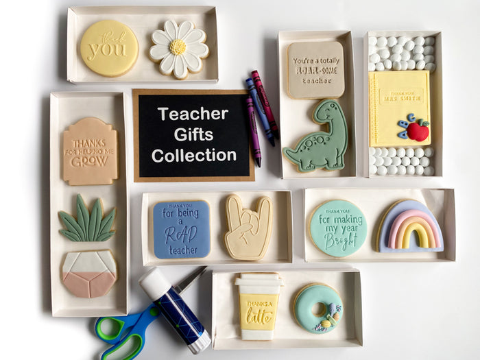 Teacher Gifts, Custom teacher cookies