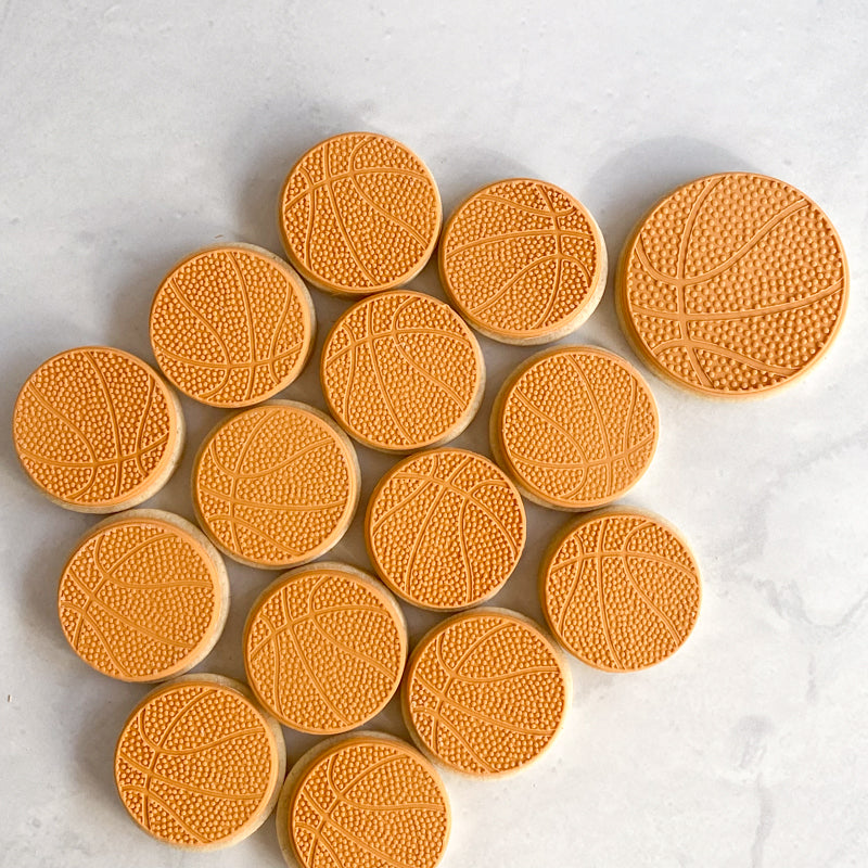 Mini Basketball Cookies