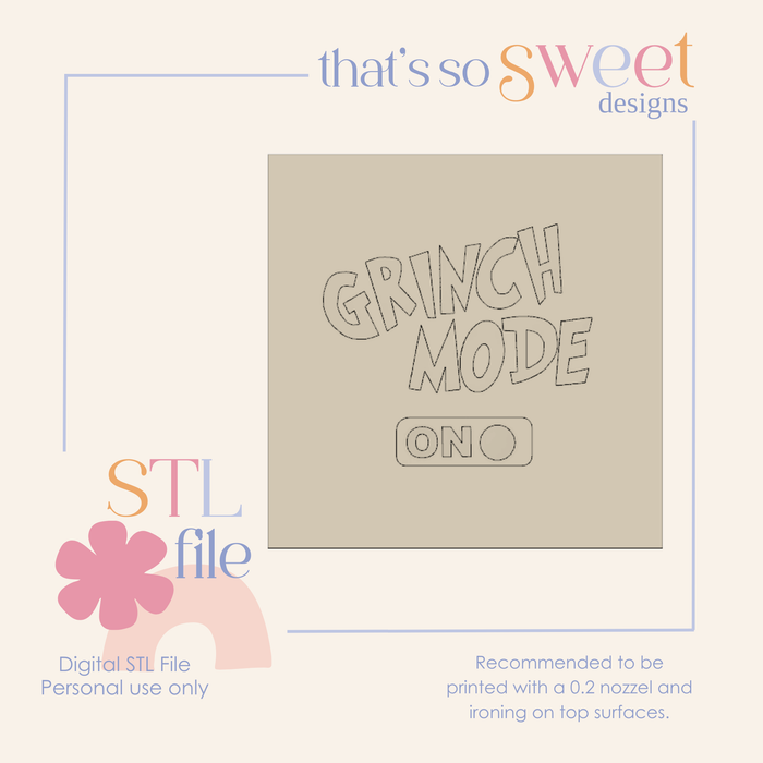 G Mode ON Stamp