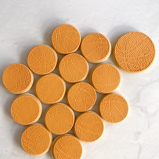 Mini Basketball Cookies
