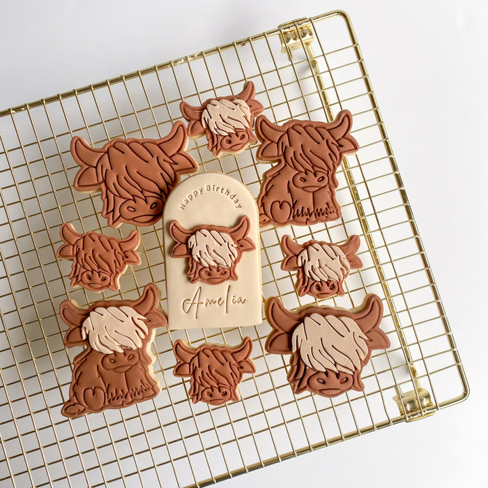 Highland Cow Birthday Pack