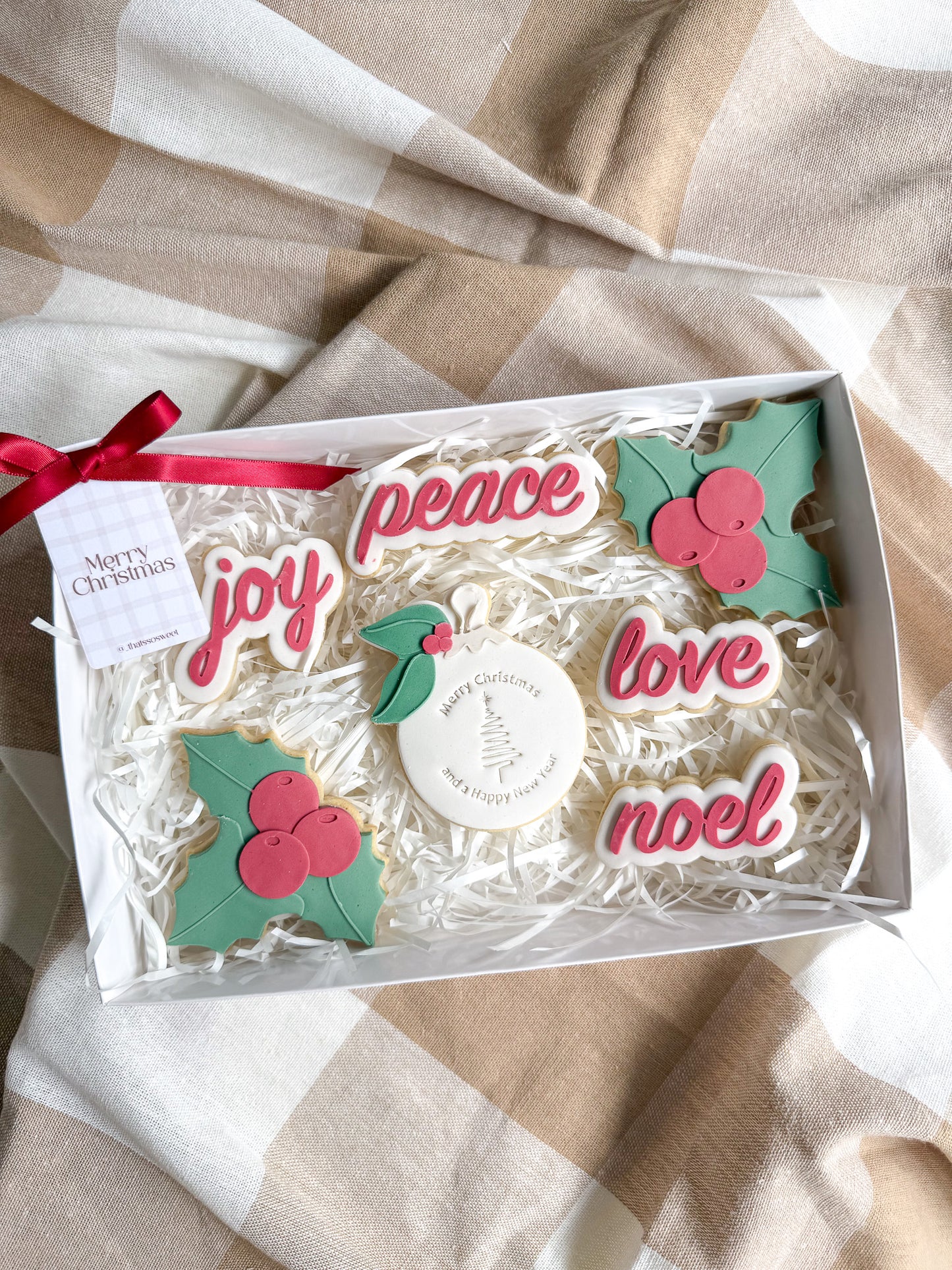 Joy, Peace, Love, Noel Cookie Pack