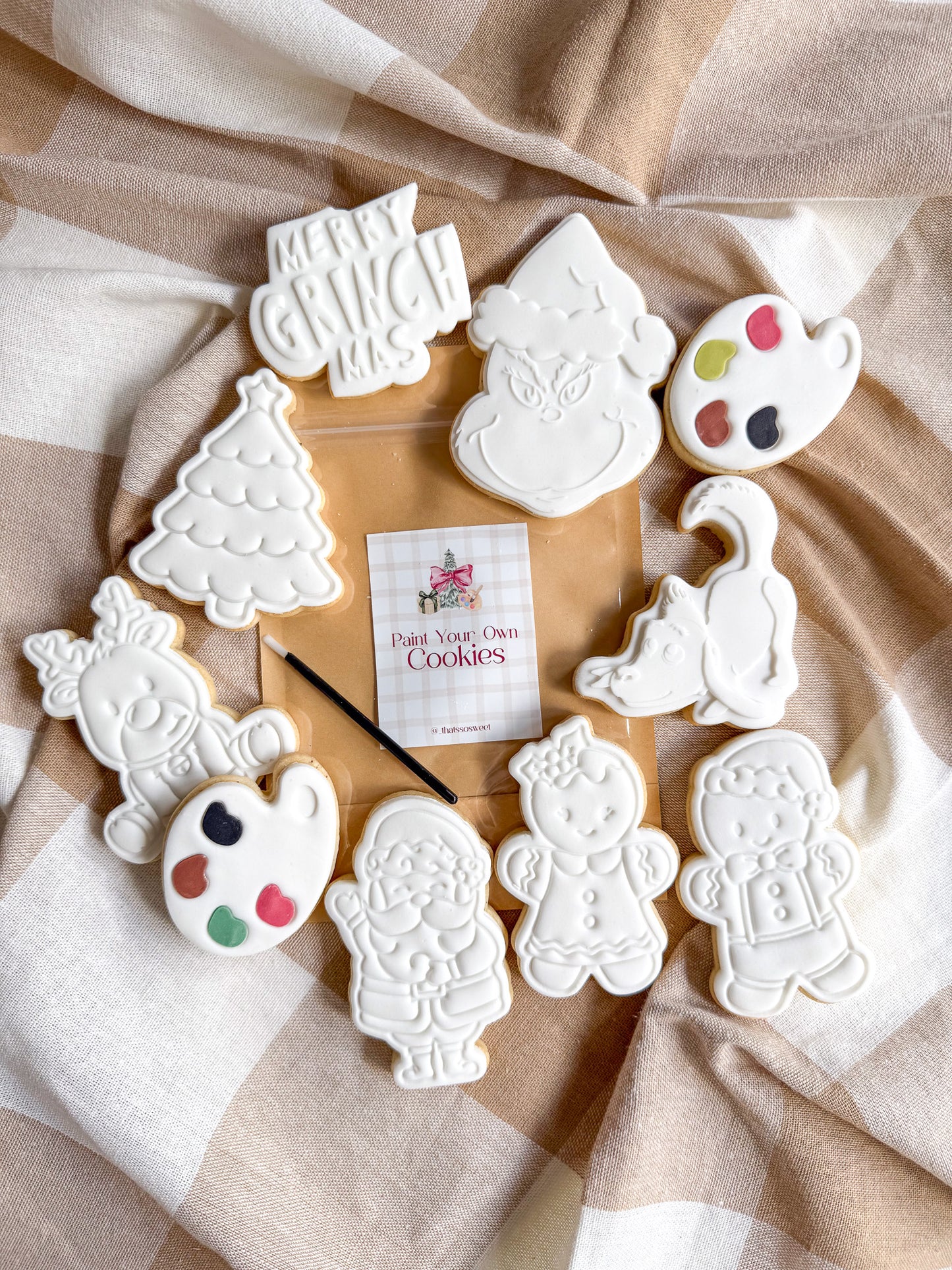 Individual Christmas PYO Cookie