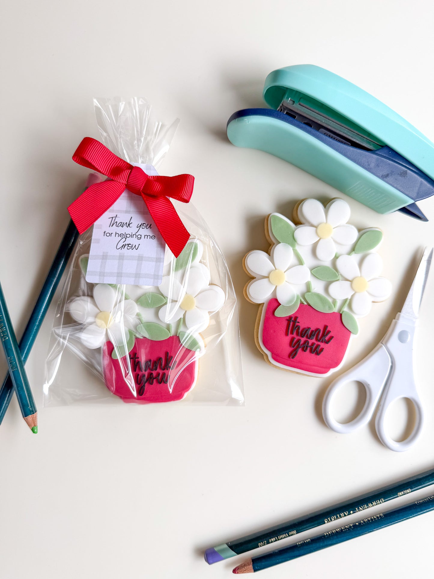 Thank you for Helping me Grow Sugar Cookie