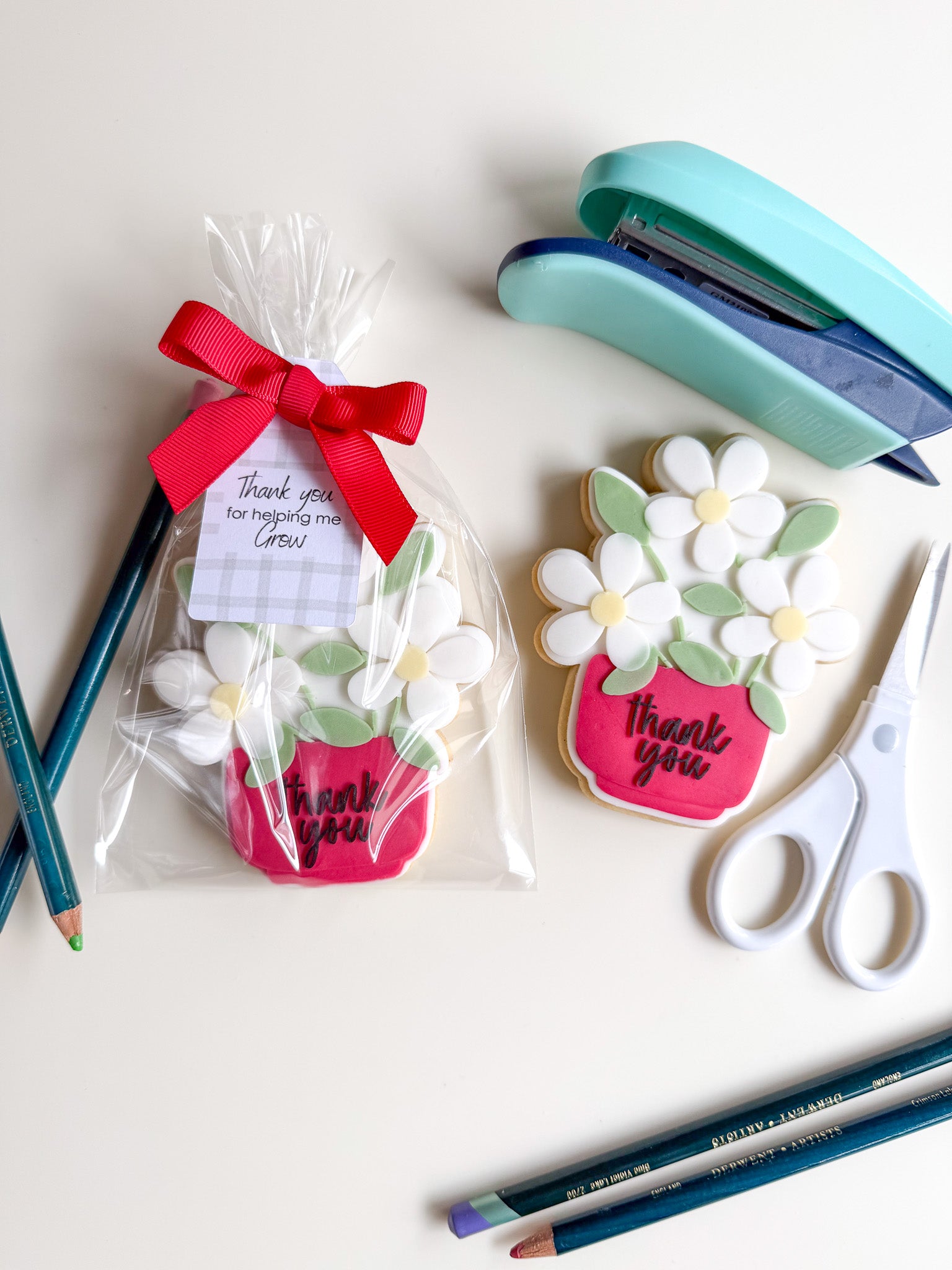 Thank you for Helping me Grow Sugar Cookie